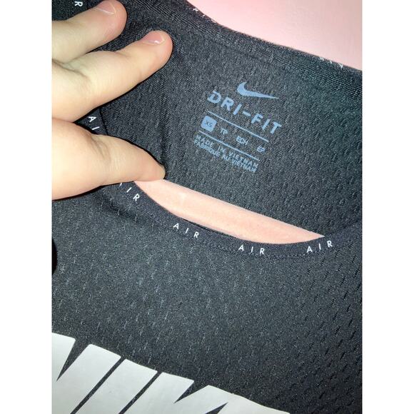 Nike Air black with white graphic tank top size XS - Picture 2 of 4